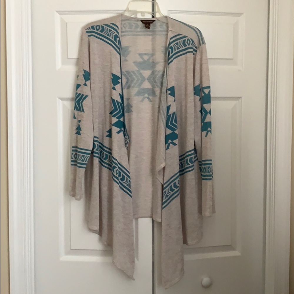 Southwest print cardigan
